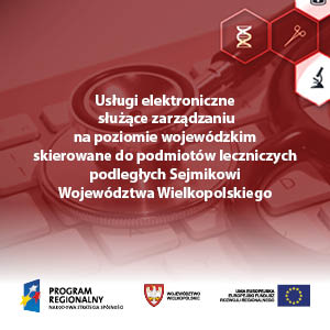 Usługi elektroniczne służące zarządzaniu na poziomie wojewódzkim skierowane do podmiotów leczniczych podległych Sejmikowi Województwa Wielkopolskiego